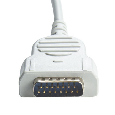 Flexible GE Healthcare Marquette EKG Trunk Cable 22341809 for Adult/Pediatric Monitoring