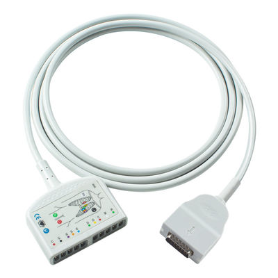 OD6mm 2.2M EKG Trunk Cable Compatible with Mortara Burdick 1600 300 3100 400 6100 800