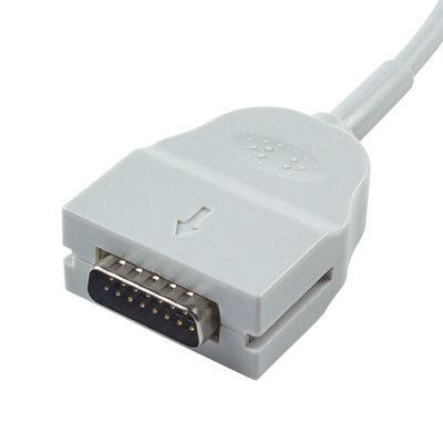 OD6mm 2.2M EKG Trunk Cable Compatible with Mortara Burdick 1600 300 3100 400 6100 800