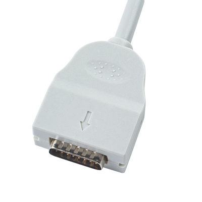 OD6mm 2.2M EKG Trunk Cable Compatible with Mortara Burdick 1600 300 3100 400 6100 800