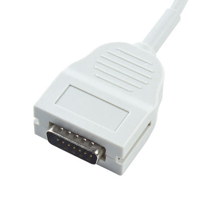 OD6mm 2.2M EKG Trunk Cable Compatible with Mortara Burdick 1600 300 3100 400 6100 800