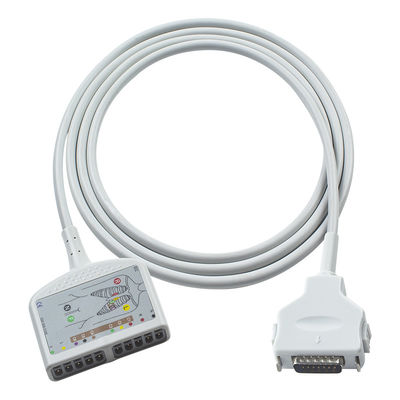 Compatible Fukuda Denshi 10Lead EKG Cable for CardiMax FX-7202, CardiMax FX-7402, CardiMax FX-7101