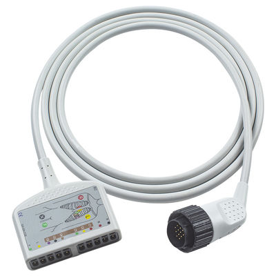 16Pin Compatible Kenz EKG Trunk Cable IEC/AHA for Adult/Pediatric Patients