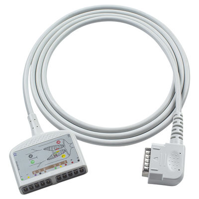 Latex-free 15Pin 10Lead EKG Trunk Cable IEC/AHA for 108 109 110 1210 1211 601 Cardico 302