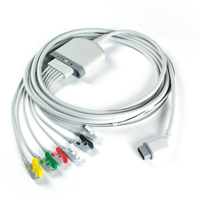 SpO2 6Lead ECG Patient Cable 3.5M With SpO2/Temperature/ECG Fucntion