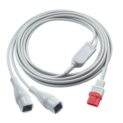 Compatible for Spacelabs IBP Cable 10Pin to Double Abbott 3.5M