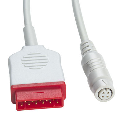3.5M GE IBP Adapter Cable to Double P-hilips Connector for Medical Diagnosis Equipment
