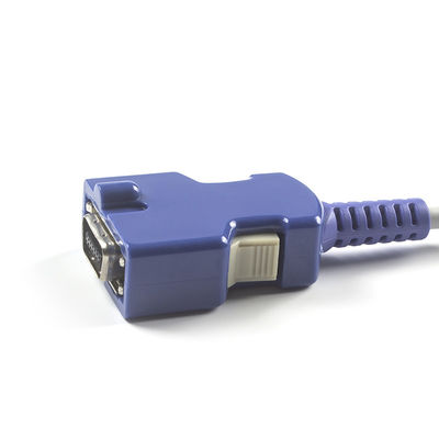 Semi-finished SpO2 Sensor 3M for C-ovidien N-ellcor Pulse Oximeter Cable 100g Weight and DB 14-pin Purple Connector