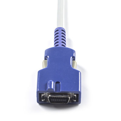 Semi-finished SpO2 Sensor 3M for C-ovidien N-ellcor Pulse Oximeter Cable 100g Weight and DB 14-pin Purple Connector