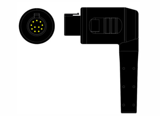 Corpuls 3 6Lead IEC Grabber Patient Cable with AHA/ IEC Lead Color Coding
