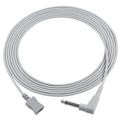 Compatible Temperature Adapter 6.3 Mono Plug To Rectangular Dual Pin YSI400 Series