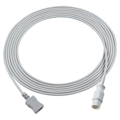 3.0M PVC Air Shield Temperature Adapter Cable to Dual Pin Connector Proximal with Rectangular Connector