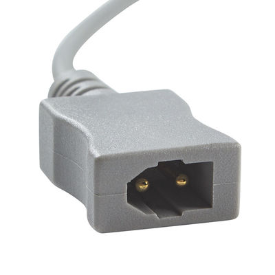 3.0M PVC Air Shield Temperature Adapter Cable to Dual Pin Connector Proximal with Rectangular Connector