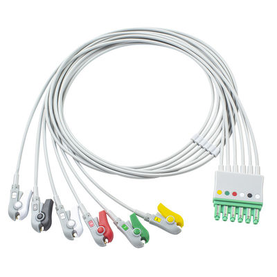 S-iemens Draeger Drager MP03405 ECG Lead Wires 6 Lead Cable Grabber M300 Infinity M540 MultiMed Plus IEC Clip