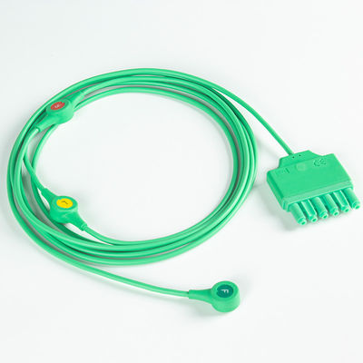Reusable ECG Leadwires Drager Sie-mens Monolead 3Lead IEC Snap MS14555 ECG Leadwires