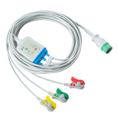 Philips ECG Cable 5 Lead 12Pin M1975A for Adult Pediatric