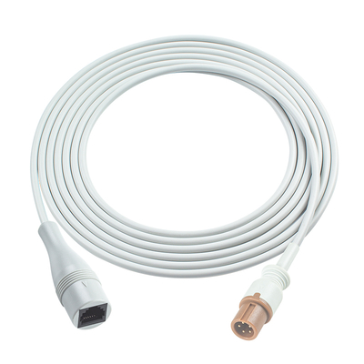 Contec IBP Adapter Cable 5pin With PVB Connector Blood Pressure IBP Extension Cable