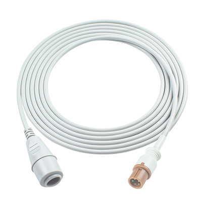 Contec IBP Adapter Cable 5pin With PVB Connector Blood Pressure IBP Extension Cable
