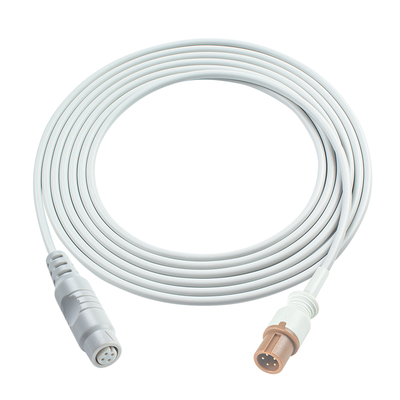 Contec IBP Adapter Cable 5pin With PVB Connector Blood Pressure IBP Extension Cable