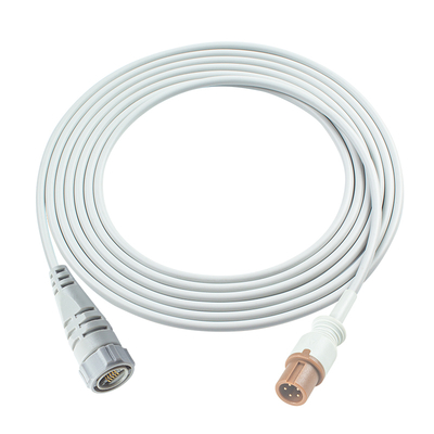 Contec IBP Adapter Cable 5pin With PVB Connector Blood Pressure IBP Extension Cable