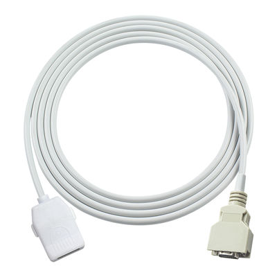 15Pin SpO2 Adapter Cable for Ma-simo/MDE/Zoll