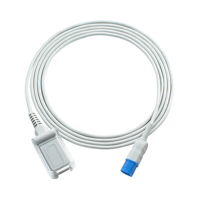 Shenmei SpO2 Sensor Cable 8Pin To 9Pin SpO2 Adapter Cable For Clinics / Hospitals