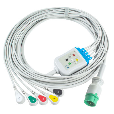 Creative 12K 6pin ECG Cable and leadwires