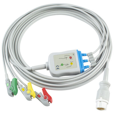 ECG Cable 5 Lead 12Pin M1975A for Adult Pediatric