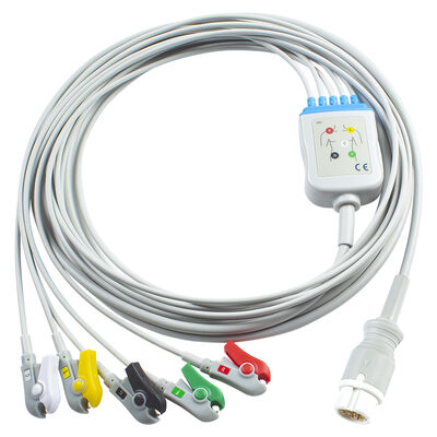 ECG Cable 5 Lead 12Pin M1975A for Adult Pediatric