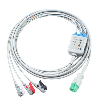 Yonker IE12 E12 E12S 9Pin Multi-Parameter Monitor ECG Cable 6Pin ECG Cables and Leadwires