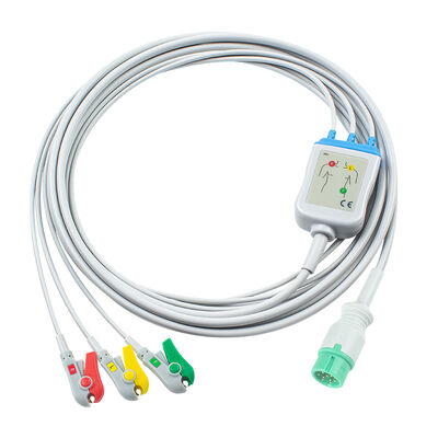 Yonker IE12 E12 E12S 9Pin Multi-Parameter Monitor ECG Cable 6Pin ECG Cables and Leadwires