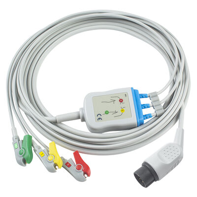 NihonKohden OEC-6102A 8Pin ECG Cable and leadwires
