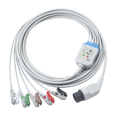 NihonKohden OEC-6102A 8Pin ECG Cable and leadwires