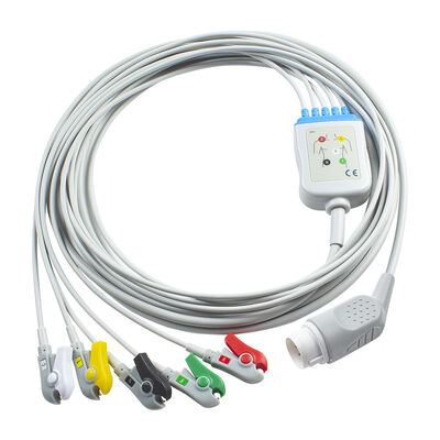 Ph 43100A 8Pin ECG Cable and leadwires hp CodeMaster XL+ defibrillator machine