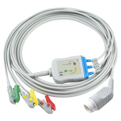 Ph 43100A 8Pin ECG Cable and leadwires hp CodeMaster XL+ defibrillator machine