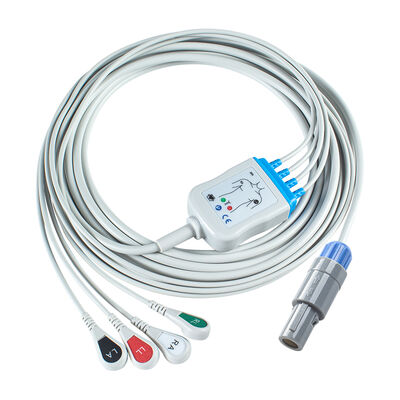 Petas 165R, 260R, 300, K-250, KMA160R 6Pin ECG Cable and leadwires
