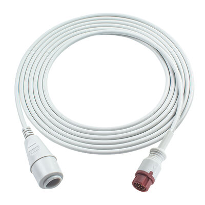 Bistos IBP Adapter Cable 12Pin to Edward Argon BD Abbott BB PVB Utah Medex Mindray Connector for BT-710 BT-720 BT-740 BT-770 BT-780