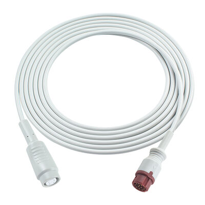 Bistos IBP Adapter Cable 12Pin to Edward Argon BD Abbott BB PVB Utah Medex Mindray Connector for BT-710 BT-720 BT-740 BT-770 BT-780