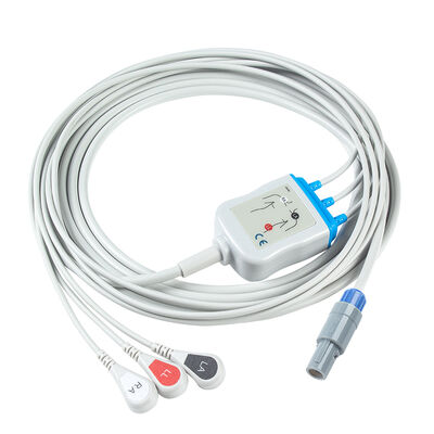 Huntleigh 8Pin Multi-Parameter Monitor Smartsigns Compact 300 500 ECG Cable ECG Cables and Leadwires