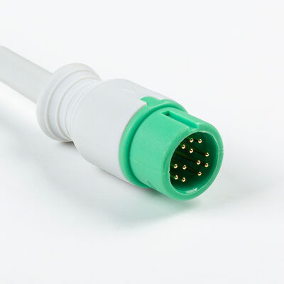 Yonker 12Pin E12 One direct ECG Cable ECG Cables and Leadwires 3Lead AHA IEC