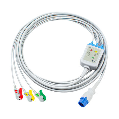 Innomed Cardio-Aid CA360-B defibrillator 12Pin ECG EKG Cable and Leadwires 3Lead