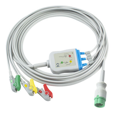 Zoncare PM7000D 3/4/5Lead ECG Cable and leadwires