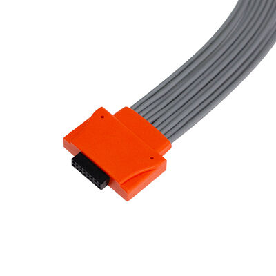 Compatible Cardioline Walk400h Clickholter NG 5 7 Lead TPU Material IEC Color Coding ECG Holter Cable