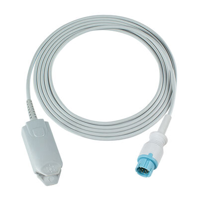 Compatible LEPU Creative Aiview V12 V10 PH10 PH12 VX VS 10Pin SpO2 Sensor Cable with 2.5 M Length