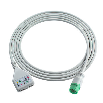 Fukuda Denshi DS8 Series Din style ECG Trunk Cable