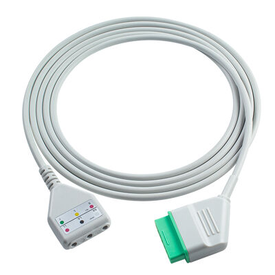 NihonKohden BSM-2300 ECG Trunk Cable Din style 5/3lead Cable 2.5M