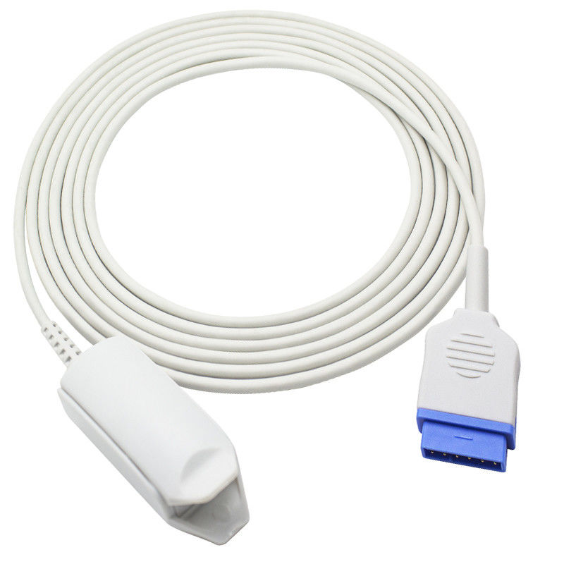 GE Healthcare Marquette Spo2 sensor 2006644-001 2021406-001 Dash 2500 B20 11Pin Adult Finger Clip SpO2 Probe