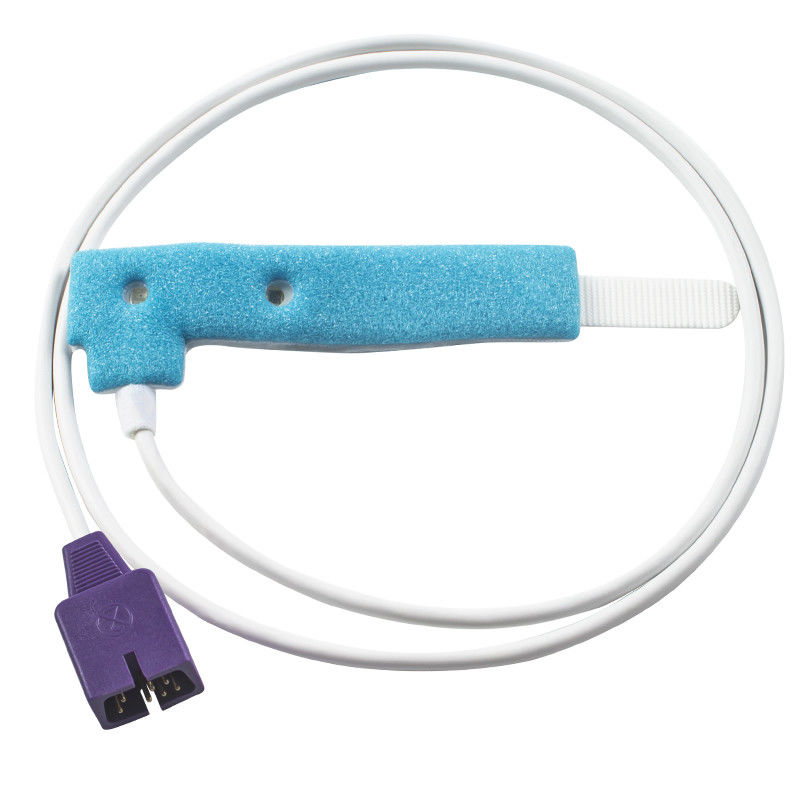 N-ellcor DB9 7pin D20 Disposable SpO2 Sensor Pediatric Blue Spong Symphony N-3000 Disposable SpO2 Probe