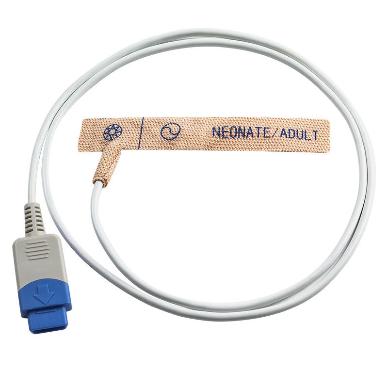 Datex Ohmeda 9pin TS-AF-25 Disposable Adult Neonate Skin Stretch Fabric Disposable SpO2 Probe