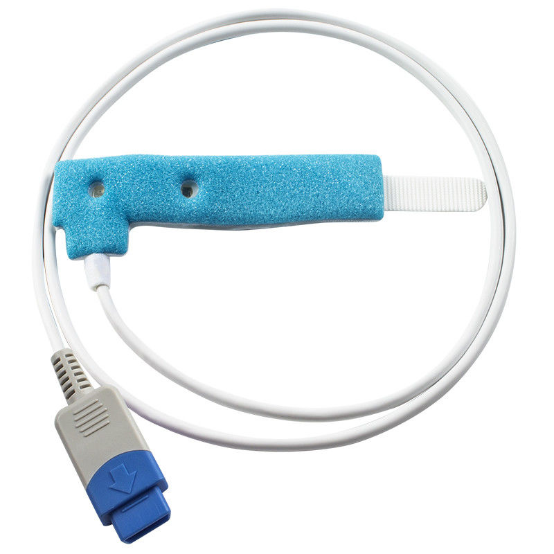 Datex Ohmeda 9 pin Disposable SpO2 Sensor CS/3 S/5 Cardiocap/5 Infant Neonate blue spong Disposable SpO2 Probe